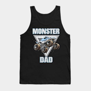 Dad Monster Truck Are My Jam Truck Lovers Tank Top